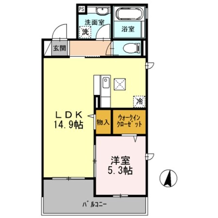 メルベーユ シェソワの物件間取画像